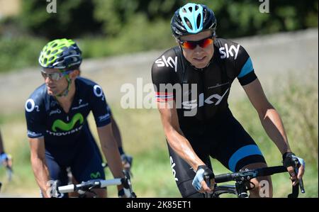 Edvald Boasson Hagen de Team Sky Banque D'Images