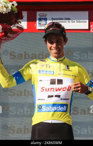 Michael Matthews a fait un premier pas dans la trousse Team Sunweb Banque D'Images