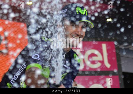 Gorka Izaguirre est le vainqueur de la phase 8 du Giro d'Italia 100, Molfetta - Peschici, 13th mai 2017 Banque D'Images