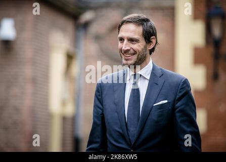 La Haye, pays-Bas. 21st octobre 2022. 2022-10-21 10:52:01 LA HAYE - Wopke Hoekstra, ministre des Affaires étrangères, au Binnenhof avant le Conseil hebdomadaire des Ministres. ANP BART MAAT netherlands Out - belgium Out Credit: ANP/Alay Live News Banque D'Images