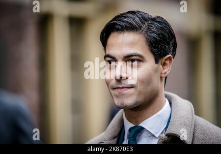 La Haye, pays-Bas. 21st octobre 2022. 2022-10-21 09:50:55 LA HAYE - Rob Jetten, ministre du climat et de l'énergie, au Binnenhof avant le Conseil hebdomadaire des ministres. ANP BART MAAT netherlands Out - belgium Out Credit: ANP/Alay Live News Banque D'Images