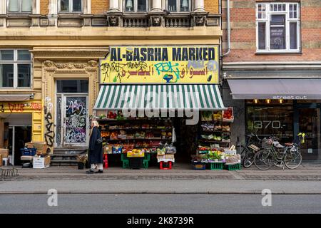 District de Norrebro à Copenhague Banque D'Images