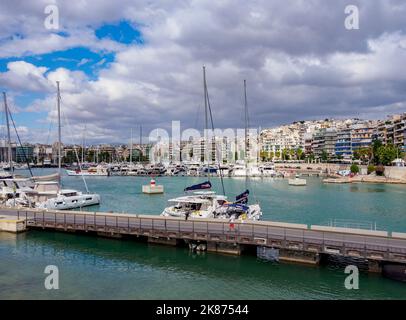 Baie de Zea (Pasalimani, Marina), Pirée, Attica, Grèce, Europe Banque D'Images