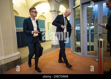 La Haye, pays-Bas. 21st octobre 2022. 2022-10-21 12:56:54 LA HAYE - Ernst Kuipers, ministre de la Santé, du bien-être et des Sports, après le Conseil hebdomadaire des ministres. ANP BART MAAT netherlands Out - belgium Out Credit: ANP/Alay Live News Banque D'Images