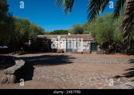 été 2022 archéologique santuario nuragico santa cristina sardaigne italie Banque D'Images