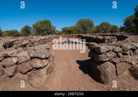 été 2022 archéologique santuario nuragico santa cristina sardaigne italie Banque D'Images