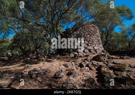 été 2022 archéologique santuario nuragico santa cristina sardaigne italie Banque D'Images