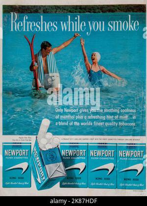 Vintage 20 octobre 1961 'Life' Magazine annonce, Etats-Unis Banque D'Images