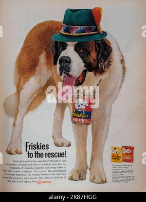 Vintage 20 octobre 1961 'Life' Magazine annonce, Etats-Unis Banque D'Images