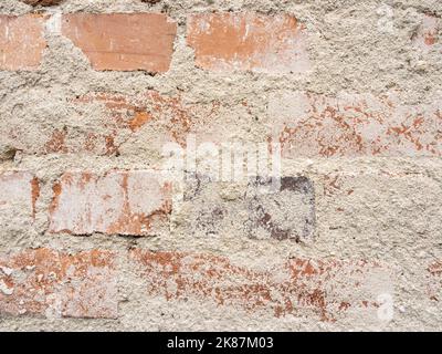 Détails de la surface de mur de brique ancienne ( arrière-plan de mur de brique ) Banque D'Images