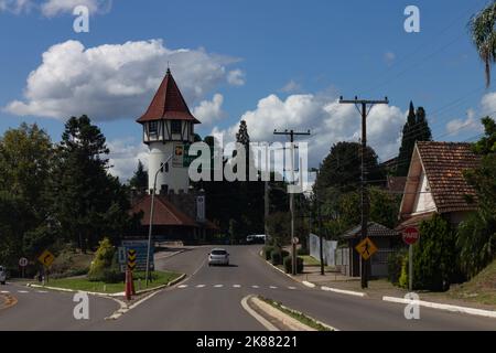 La tour Nova Petropolis à Rio Grande do Sul, Brésil Banque D'Images
