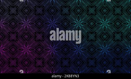 arrière-plan violet abstrait avec des carrés multicolores brillants.fenêtre en verre coloré, fond de motif de texture. Banque D'Images