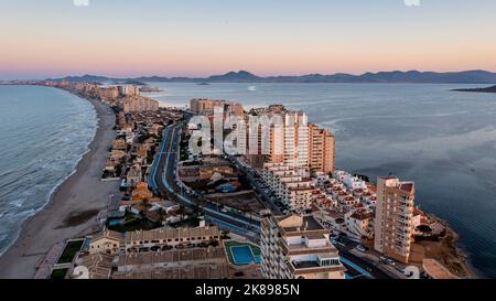 La Manga del Mar Menor, Murcia, Espagne Banque D'Images