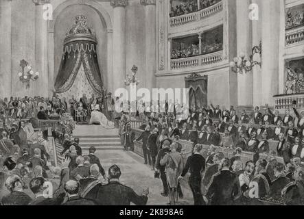 L'ouverture du Parlement au Sénat. Banque D'Images