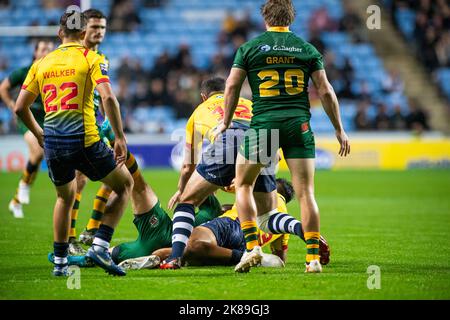 Coventry England 21st octobre: Match de rugby à XV lors de la coupe du monde 2021 entre l'Australie et l'Écosse à Coventry Building Society Arena le 21st octobre 2022 Australie 84: Écosse 0 crédit: PATRICK ANTHONISZ/Alay Live News Banque D'Images