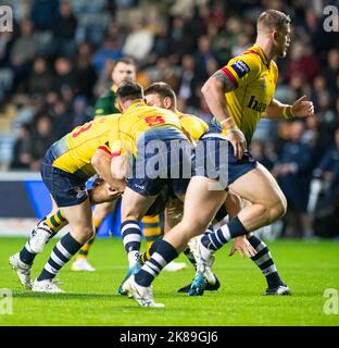 Coventry England 21st octobre: Match de rugby à XV lors de la coupe du monde 2021 entre l'Australie et l'Écosse à Coventry Building Society Arena le 21st octobre 2022 Australie 84: Écosse 0 crédit: PATRICK ANTHONISZ/Alay Live News Banque D'Images