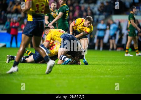 Coventry England 21st octobre: Match de la coupe du monde de rugby 2021 entre l'Australie et l'Écosse à Coventry Building Society Arena le 21st octobre 2022 Australie 84: Écosse 0 crédit: PATRICK ANTHONISZ/Alay Live News Banque D'Images