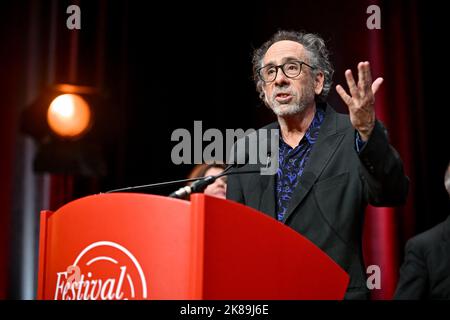 Lyon, France. 21st octobre 2022. Assister à la cérémonie de remise du Prix Lumiere lors du Festival du film Lumiere 14th à Lyon, France sur 21 octobre 2022. Photo de Julien Reynaud/APS-Medias/ABACAPRESS.COM crédit: Abaca Press/Alay Live News Banque D'Images