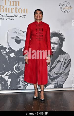 Lyon, France. 21st octobre 2022. Imany participe à la cérémonie de remise des prix Lumiere lors du Festival du film Lumiere 14th à Lyon, France sur 21 octobre 2022. Photo de Julien Reynaud/APS-Medias/ABACAPRESS.COM crédit: Abaca Press/Alay Live News Banque D'Images