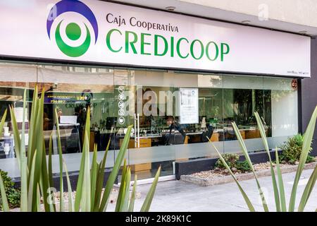 Bogota Colombie,Chapinero Norte Avenida Carrera 7,Credicoop Credit Union coopérative d'économie d'affaires à l'extérieur de l'entrée extérieure, Colomb colombien Banque D'Images