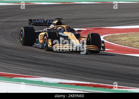 28 PALOU Alex (spa), McLaren F1 Team MCL36, portrait lors de la Formule 1 du Grand Prix des États-Unis d'Aramco 2022, 19th tour du Championnat du monde de Formule 1 de la FIA 2022 de 21 octobre à 23, 2022 sur le circuit des Amériques, à Austin, Texas - photo: Xavi Bonilla / DPPI/DPPI/LiveMedia Banque D'Images