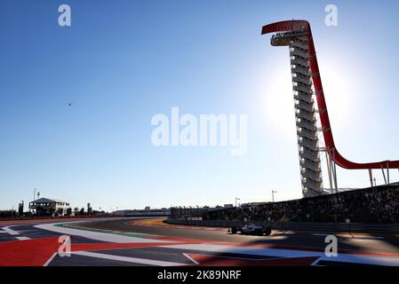 Austin, Texas, États-Unis. 21st octobre 2022. Mick Schumacher (GER) Haas VF-22. Grand Prix des États-Unis, vendredi 21st octobre 2022. Circuit of the Americas, Austin, Texas, États-Unis. Crédit : James Moy/Alay Live News Banque D'Images