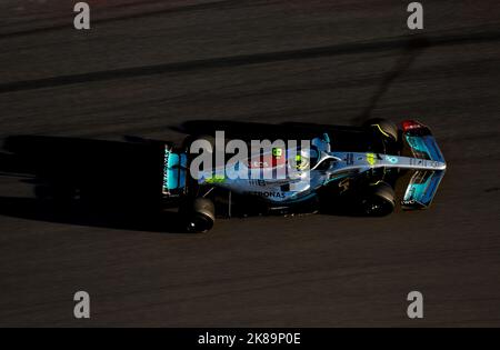 Austin, Texas, États-Unis. 21st octobre 2022. 44 au cours de la Formule 1 du Grand Prix des États-Unis d'Aramco 2022, 19th tour du Championnat du monde de Formule 1 de la FIA 2022 de 21 octobre à 23, 2022 sur le circuit des Amériques, à Austin, Texas - photo DPPI crédit: DPPI Media/Alamy Live News Banque D'Images