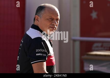 Austin, Texas, États-Unis. 21st octobre 2022. 21 2022 2022 octobre : Frédéric Vasseur Alfa Romeo F1 principe de l'équipe lors du Grand Prix des États-Unis d'Aramco de Formule 1 à Austin TX au circuit of the Americas. Brook Ward/apparent Media Group (image de crédit : © AMG/AMG via ZUMA Press Wire) Banque D'Images