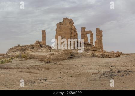 Ruines de l'ancien temple de Soleb, Soudan Banque D'Images