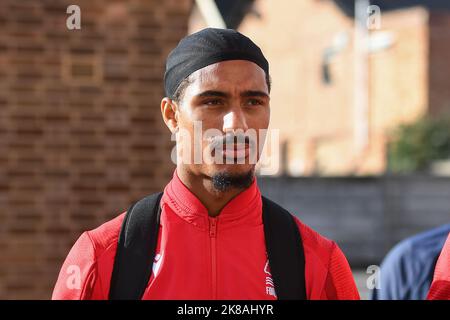 Nottingham, Royaume-Uni. 22nd octobre 2022Nottingham, Royaume-Uni. 22nd octobre 2022. Loc Bad de la forêt de Nottingham lors du match de Premier League entre la forêt de Nottingham et Liverpool au City Ground, Nottingham, le samedi 22nd octobre 2022. (Credit: Jon Hobley | MI News) Credit: MI News & Sport /Alay Live News Banque D'Images