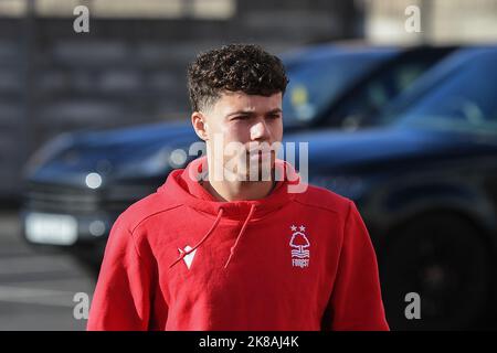 Nottingham, Royaume-Uni. 22nd octobre 2022Nottingham, Royaume-Uni. 22nd octobre 2022. NECO Williams de la forêt de Nottingham lors du match de Premier League entre la forêt de Nottingham et Liverpool au City Ground, Nottingham, le samedi 22nd octobre 2022. (Credit: Jon Hobley | MI News) Credit: MI News & Sport /Alay Live News Banque D'Images