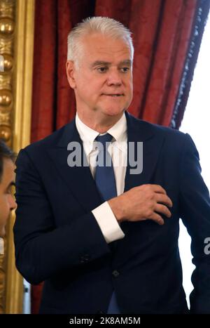 Rome, Italie. 22nd octobre 2022. Rome, Oath au Quirinale du nouveau gouvernement dirigé par Giorgia Meloni photo: Paolo Zangrillo Ministre de l'Administration publique crédit: Agence de photo indépendante/Alamy Live News Banque D'Images