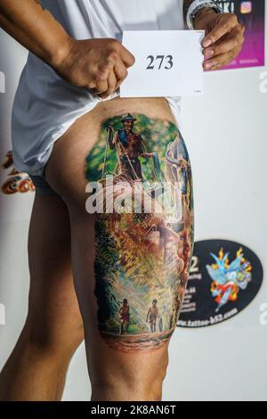 30. Convention internationale de Tattoo 23. bis 25.09.2022 in der Arena in Berlin-Treptow Banque D'Images