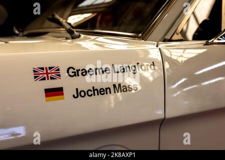 1966 Ford Mustang FIA 'AGS 40TD' aux enchères Historics Classic & Sportscar tenues au Bicester Heritage Centre le 24th septembre 2022 Banque D'Images