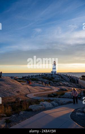 Peggys Cove, Nouvelle-Écosse, Canada -- 17 septembre 2022 Banque D'Images