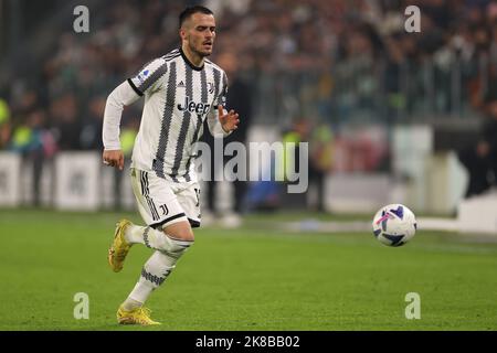 Turin, Italie, 21st octobre 2022. Lors du match de la série A au stade Allianz, Turin. Le crédit photo devrait se lire: Jonathan Moscrop / Sportimage Banque D'Images