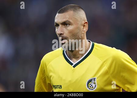 ROTTERDAM - Burak Yilmaz de Fortuna Sittard pendant le match néerlandais Eredivisie entre Feyenoord et Fortuna Sittard au stade Feyenoord de Kuip sur 22 octobre 2022 à Rotterdam, pays-Bas. ANP MAURICE VAN STEEN Banque D'Images