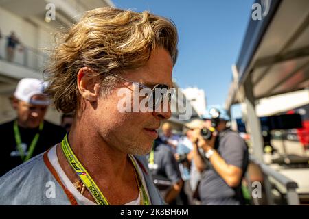 Austin, Texas, États-Unis, 22nd octobre 2022, Brad Pitt s'entraîner, partie 19 du championnat de Formule 1 2022. Crédit : Michael Potts/Alay Live News Banque D'Images