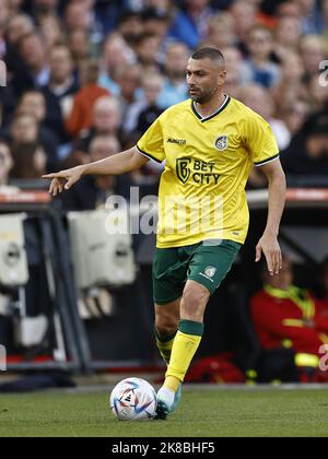 ROTTERDAM - Burak Yilmaz de Fortuna Sittard pendant le match néerlandais Eredivisie entre Feyenoord et Fortuna Sittard au stade Feyenoord de Kuip sur 22 octobre 2022 à Rotterdam, pays-Bas. ANP MAURICE VAN STEEN Banque D'Images