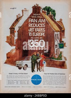 Vintage 4 août 1961 'Life' Magazine annonce, États-Unis Banque D'Images