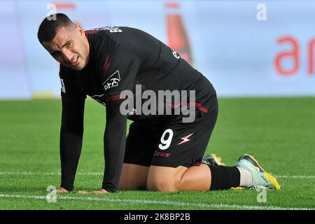 Salerno, Italie. 22nd octobre 2022. Federico Bonazzoli joueur de Salernitana, pendant le match de la série italienne Une ligue entre Salernitana vs Spezia résultat final, Salernitana 1, Spezia 0, match joué au stade Arechi. Naples, Italie, 22 octobre 2022. (Photo par Vincenzo Izzo/Sipa USA) crédit: SIPA USA/Alay Live News Banque D'Images