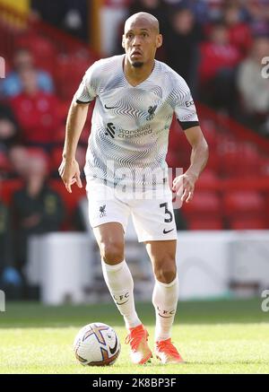 Nottingham, Royaume-Uni. 22nd octobre 2022. Fabinho de Liverpool lors du match de la Premier League au City Ground, Nottingham. Crédit photo à lire : Darren Staples/Sportimage crédit : Sportimage/Alay Live News Banque D'Images