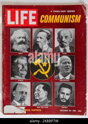 Vintage 20 octobre 1961 'Life' Magazine couverture, Etats-Unis Banque D'Images