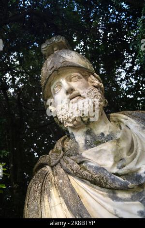 Statue dans les jardins de Boboli Florence Italie Banque D'Images