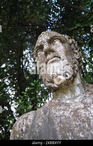 Statue dans les jardins de Boboli Florence Italie Banque D'Images