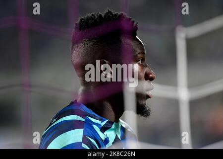 Florence, Italie. 22nd octobre 2022. Andre Onana du FC Internazionale pendant la série Un match de football entre l'ACF Fiorentina et le FC Internazionale au stade Artemio Franchi à Florence (Italie), 22 octobre 2022. Photo Andrea Staccioli/Insidefoto crédit: Insidefoto di andrea staccioli/Alamy Live News Banque D'Images