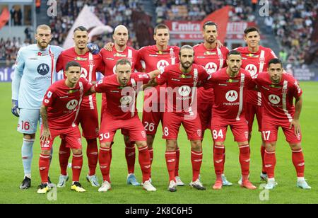 Milan, Italie. 22nd octobre 2022. Comme Monza pendant la série italienne A, match de football entre AC Milan comme Monza, le 22 octobre 2022 au stade San Siro, Italie. Photo Nderim Kaceli crédit: Agence de photo indépendante/Alamy Live News Banque D'Images