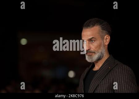 Rome, Italie, 22 octobre 2022 - raz Degan assiste au tapis rouge du film 'Era ora' au 17° Festival du film de Rome. Crédits: Luigi de Pompeis/Alamy Live News Banque D'Images