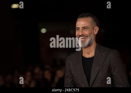 Rome, Italie, 22 octobre 2022 - raz Degan assiste au tapis rouge du film 'Era ora' au 17° Festival du film de Rome. Crédits: Luigi de Pompeis/Alamy Live News Banque D'Images