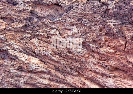 Résumé contexte - pierres de Lava dans le parc national de Timanfaya, Lanzarote, îles Canaries, Espagne - 20th de septembre 2022 Banque D'Images